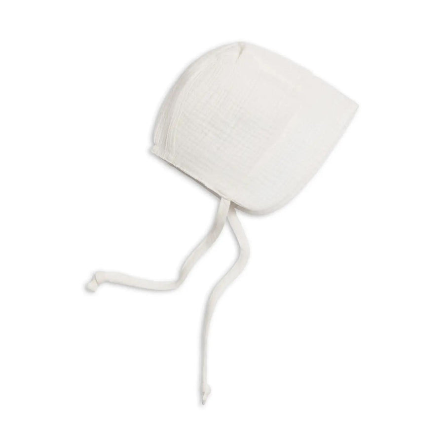 Muslin Bonnet - Coconut