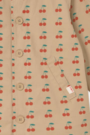 Cherries Trench Coat