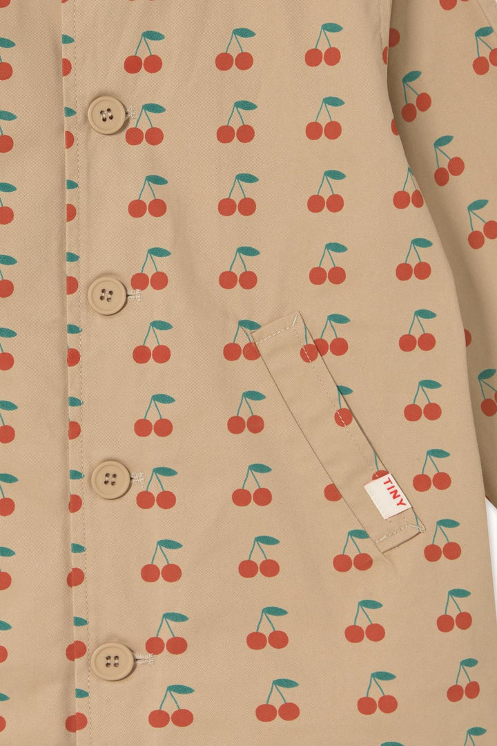 Cherries Trench Coat