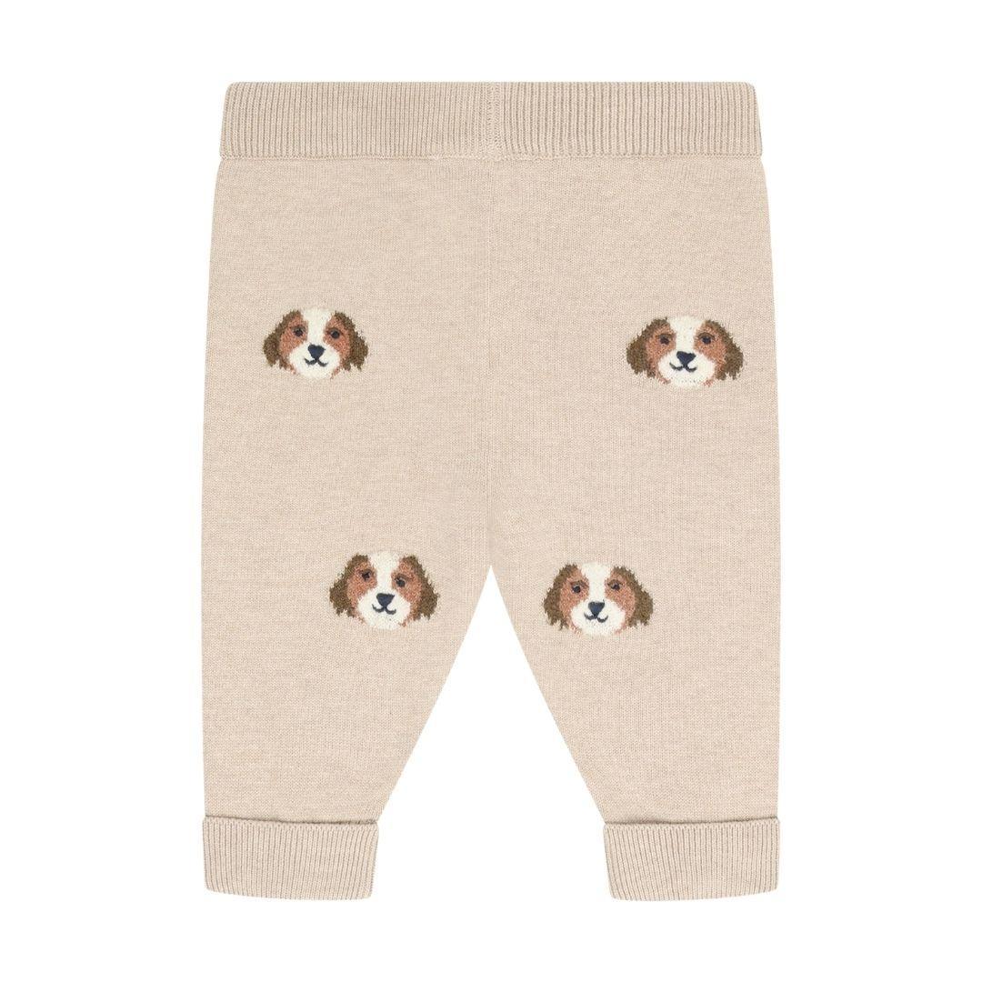 Oatmeal Puppy Knit Pants
