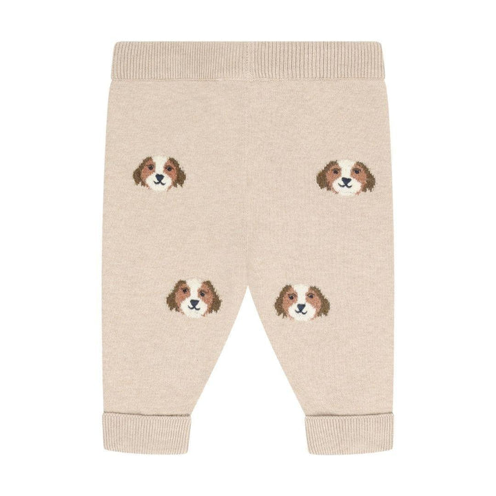 Oatmeal Puppy Knit Pants