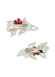 2 Pack Flower Field Hair Clips