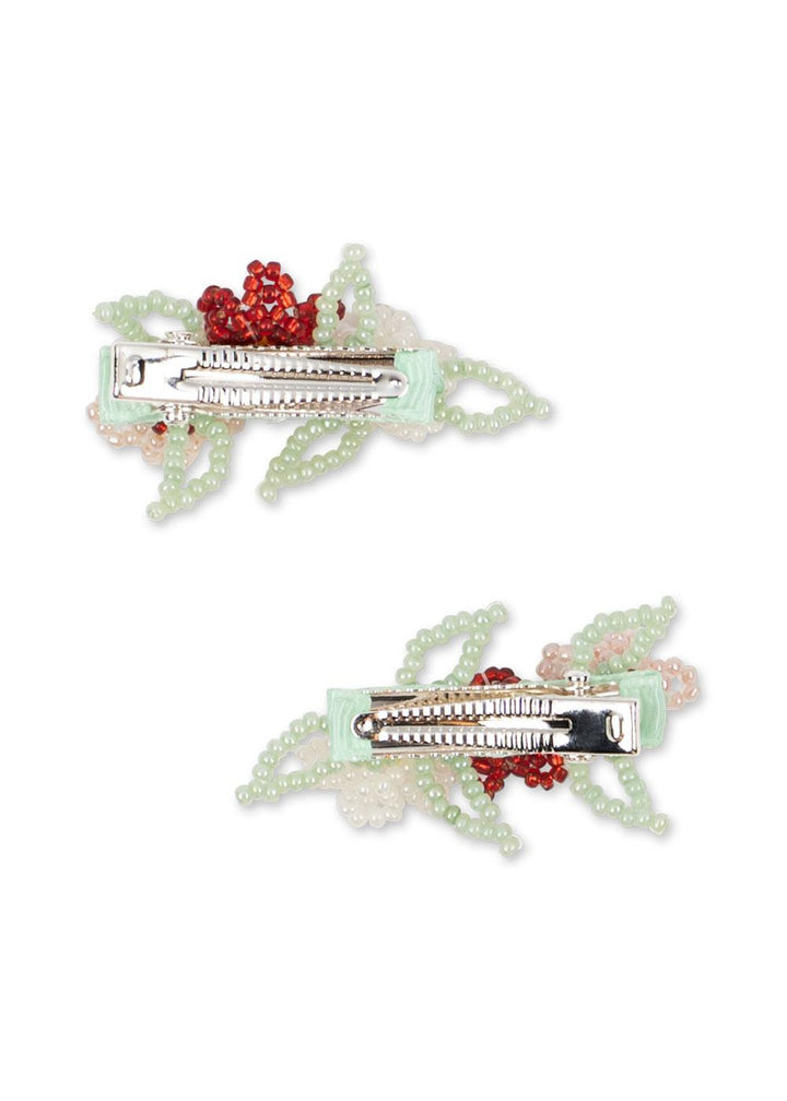 2 Pack Flower Field Hair Clips