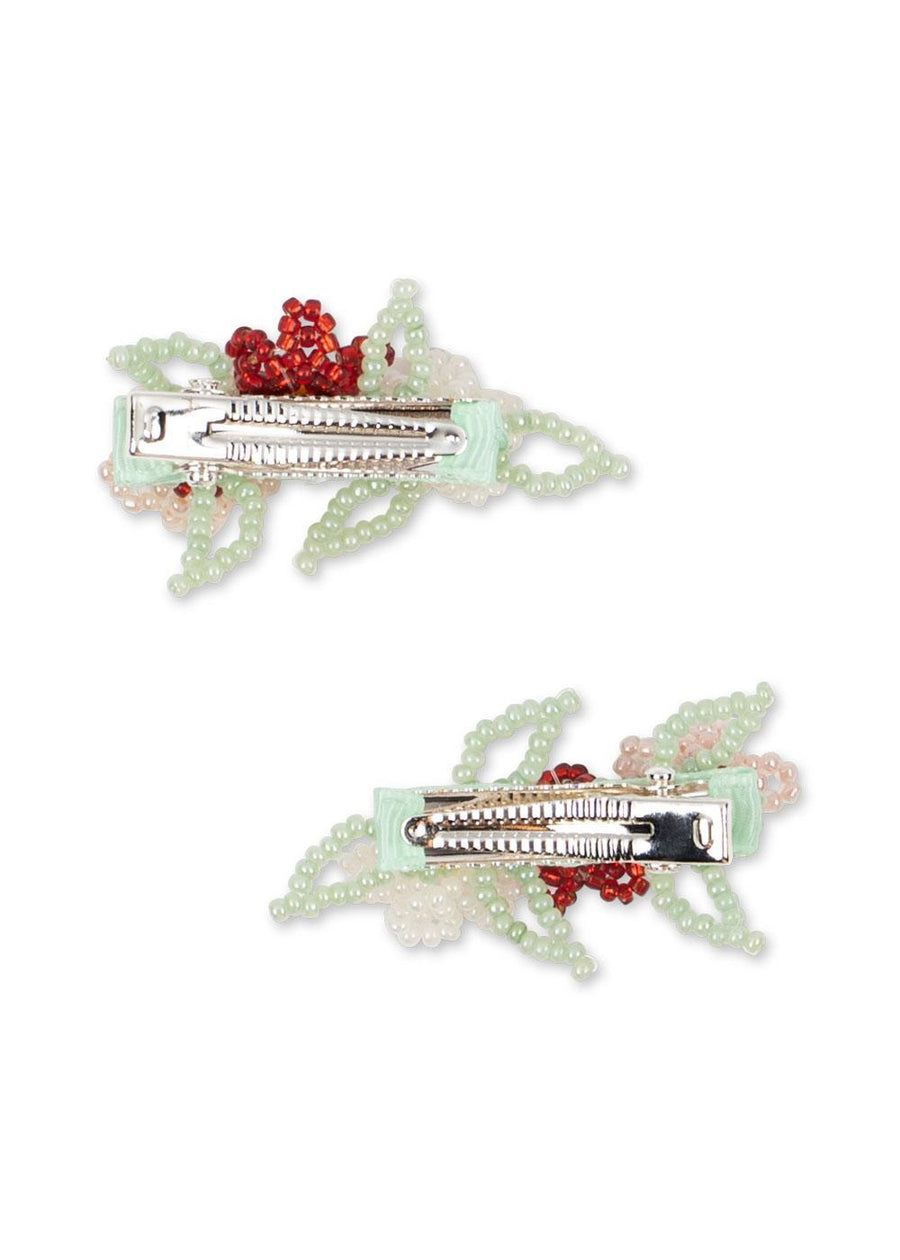 2 Pack Flower Field Hair Clips