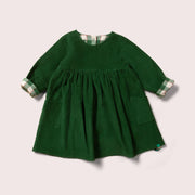 Green Reversible Corduroy Dress