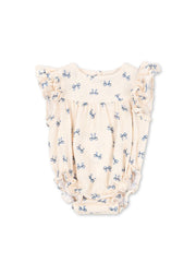 Coco Romper Bow Bleu