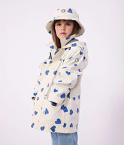 Girl Heart Printed Rain Hat