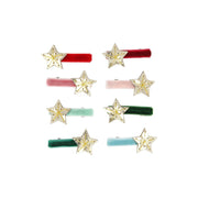 Gold Star Hair Clips