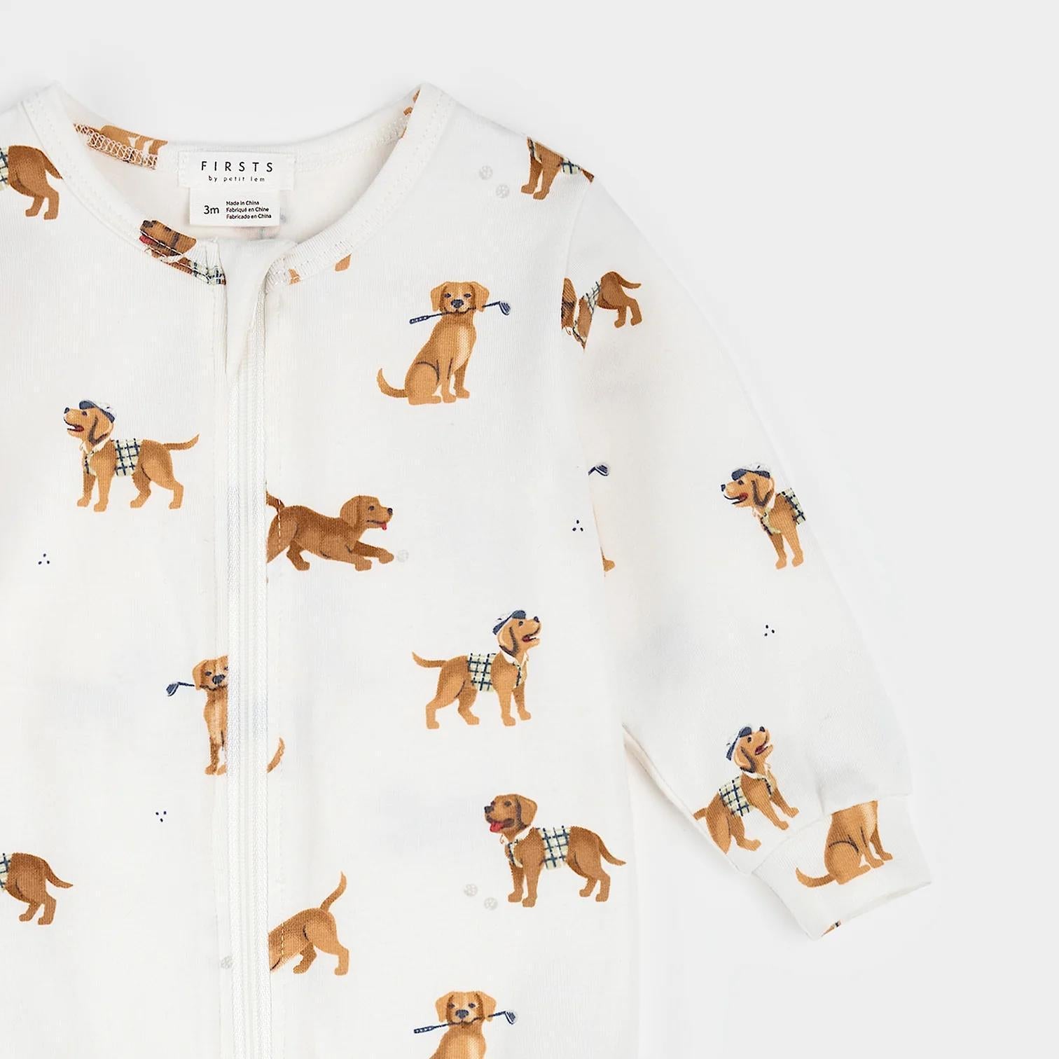 Golf Pups Print Sleeper