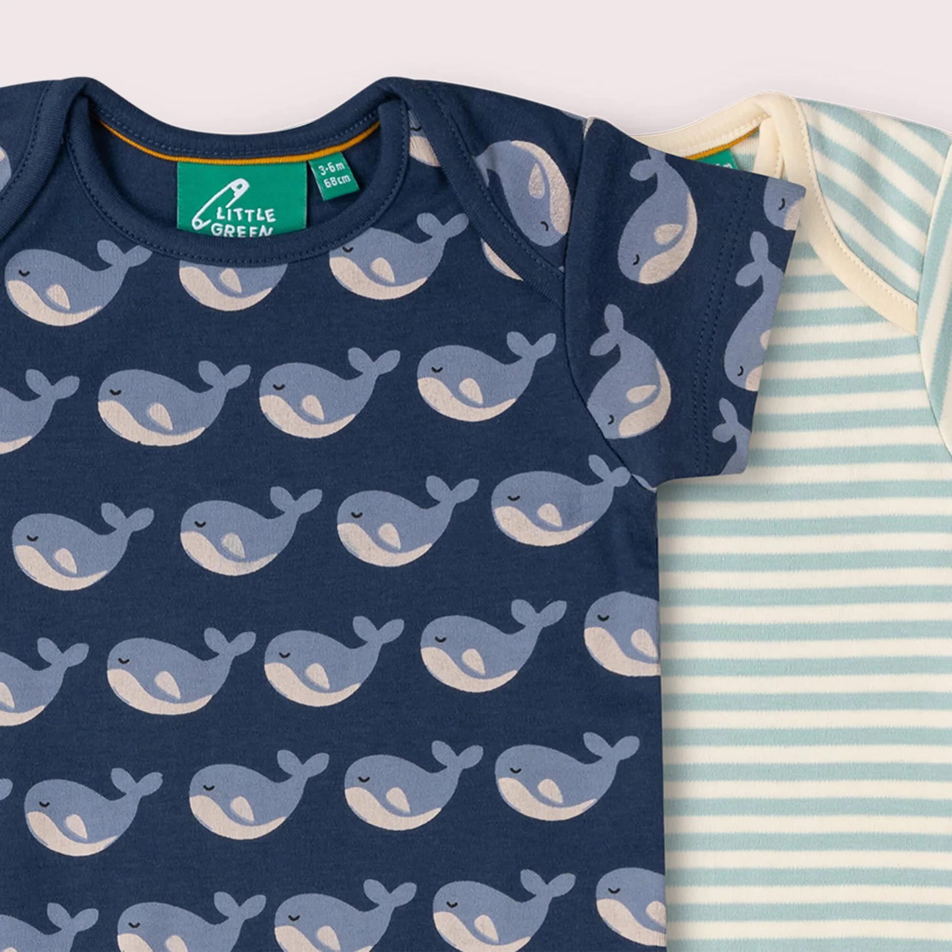 Singing Whales Organic Bodysuit 2 Pack