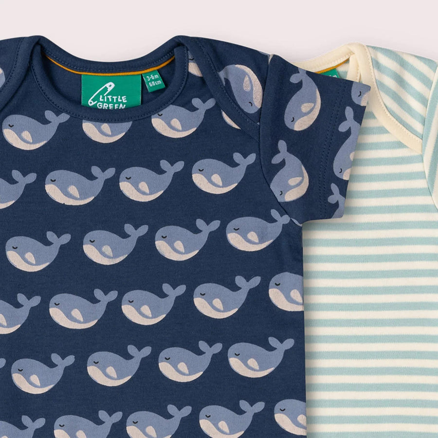 Singing Whales Organic Bodysuit 2 Pack