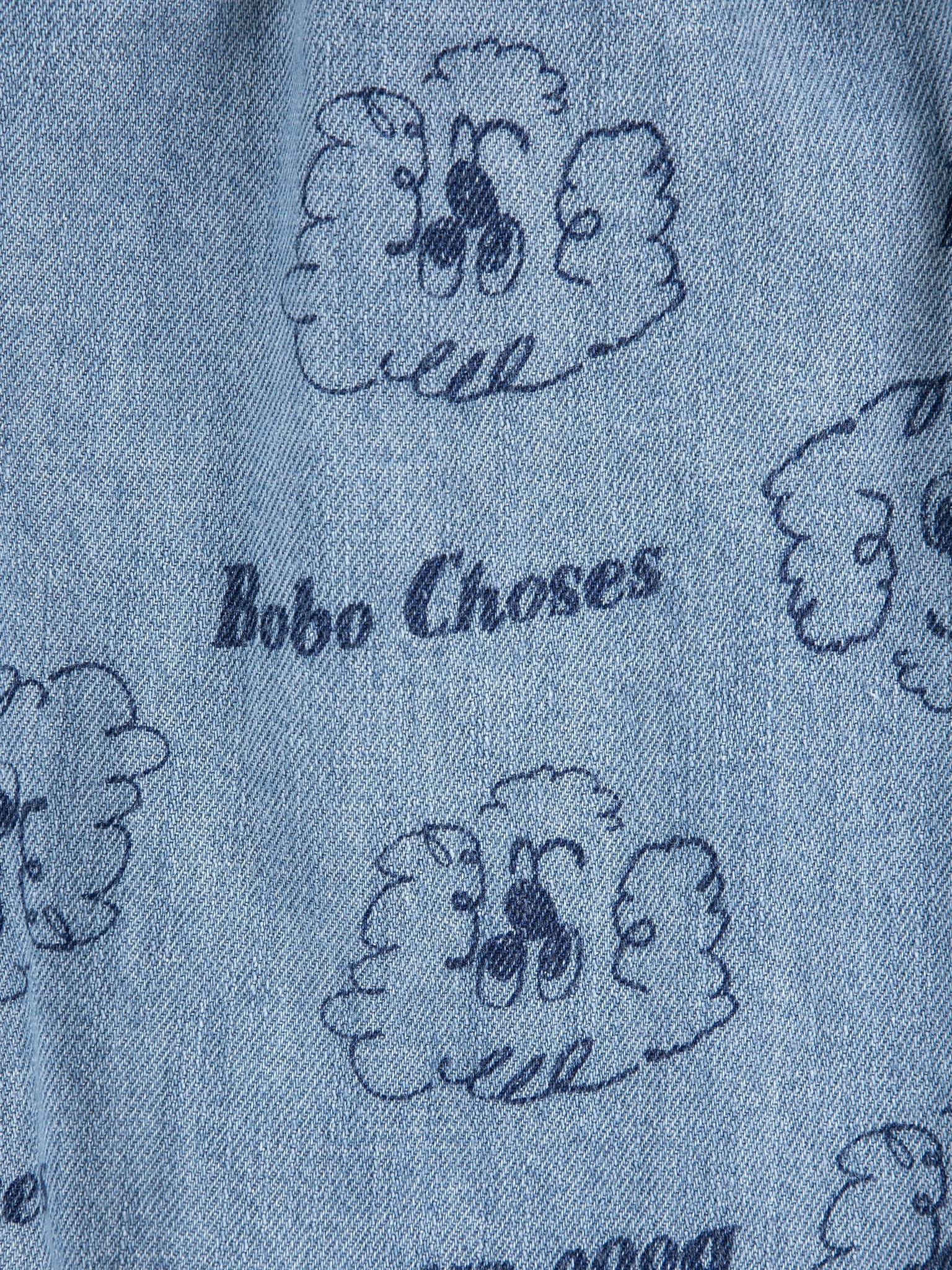 Pickles the Dog All Over Denim Pants
