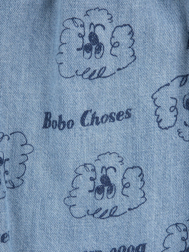 Pickles the Dog All Over Denim Pants