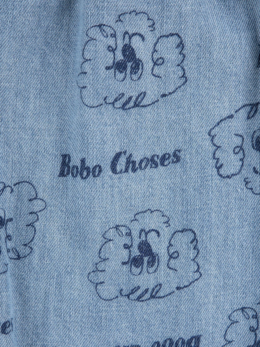 Pickles the Dog All Over Denim Pants