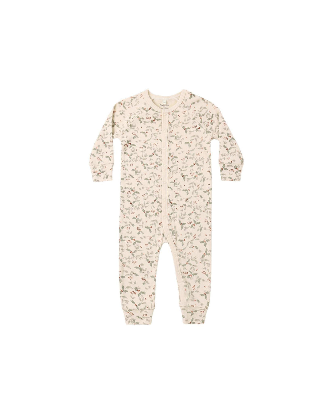 Organic Long John Pajamas - Holly Fleur