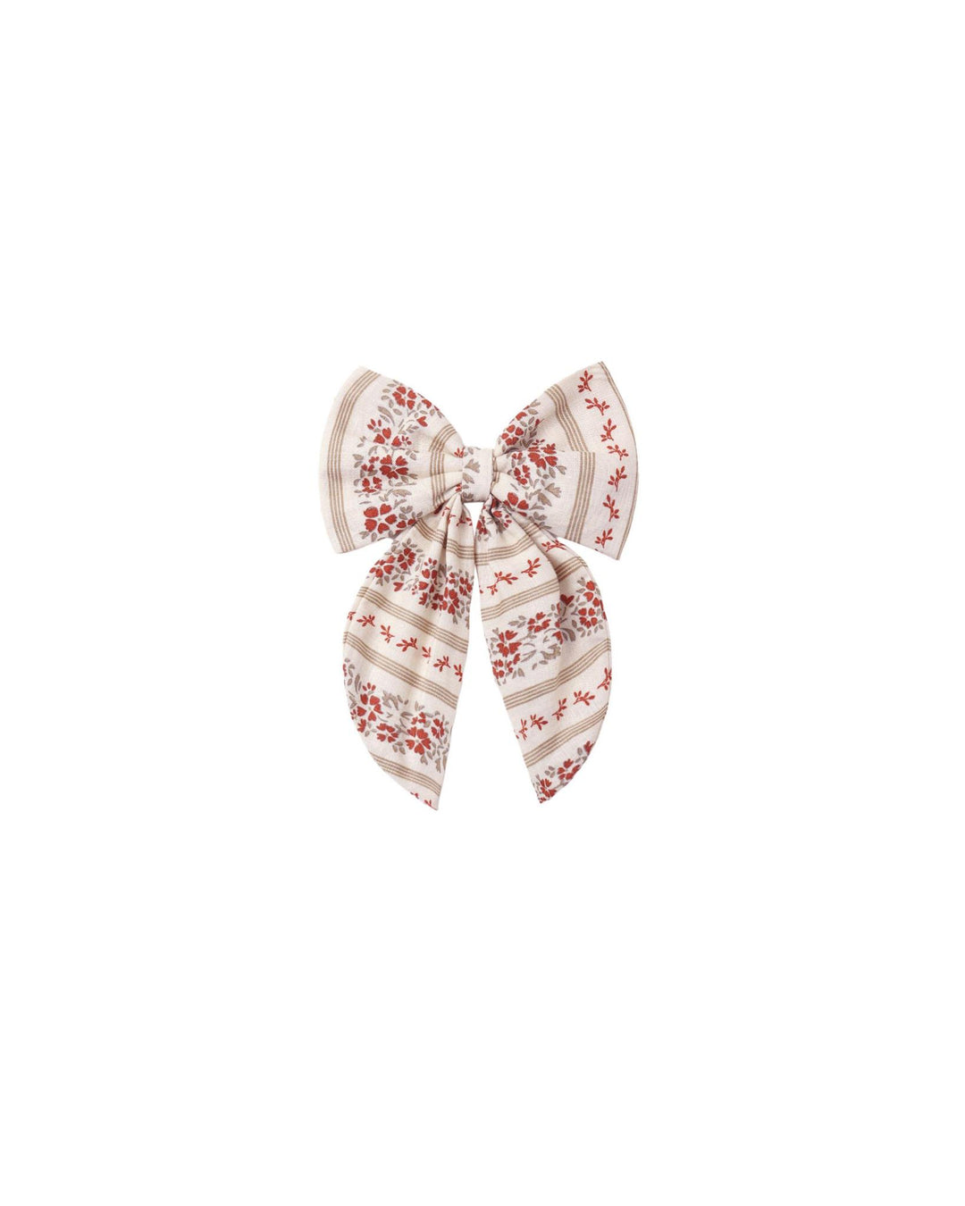 Oversized Bow - Floral Stripe