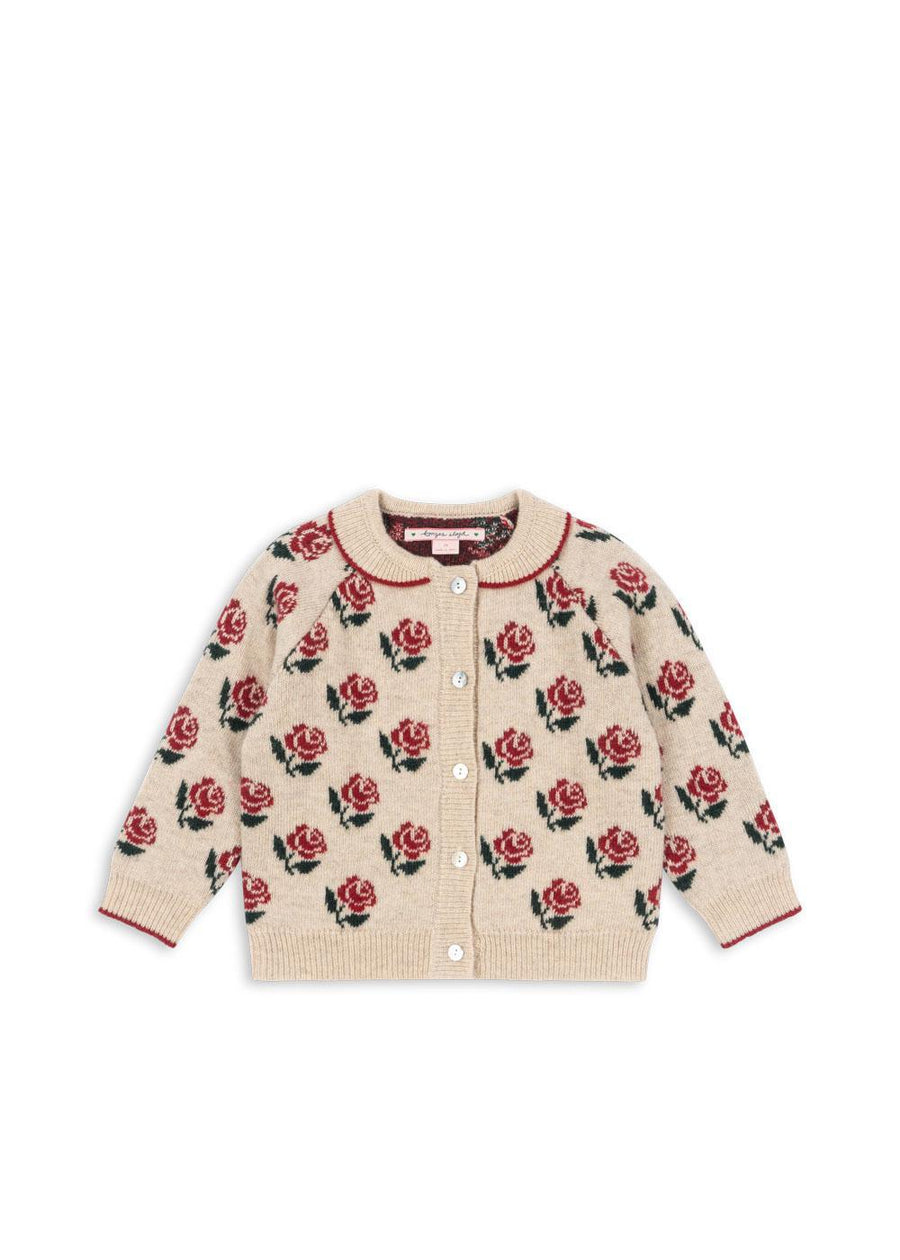 Belou Knit Cardigan - Rose