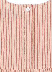 Ellie Frill Romper - Amour Stripe