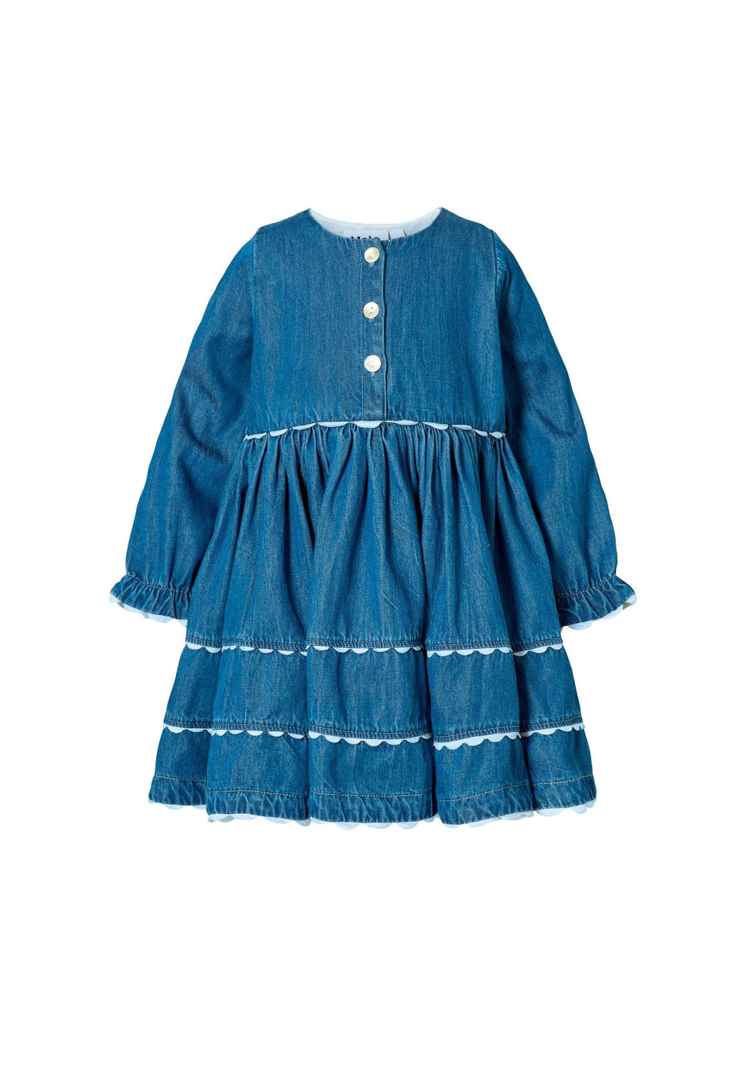 Charlotte Dress - Mid Blue Wash