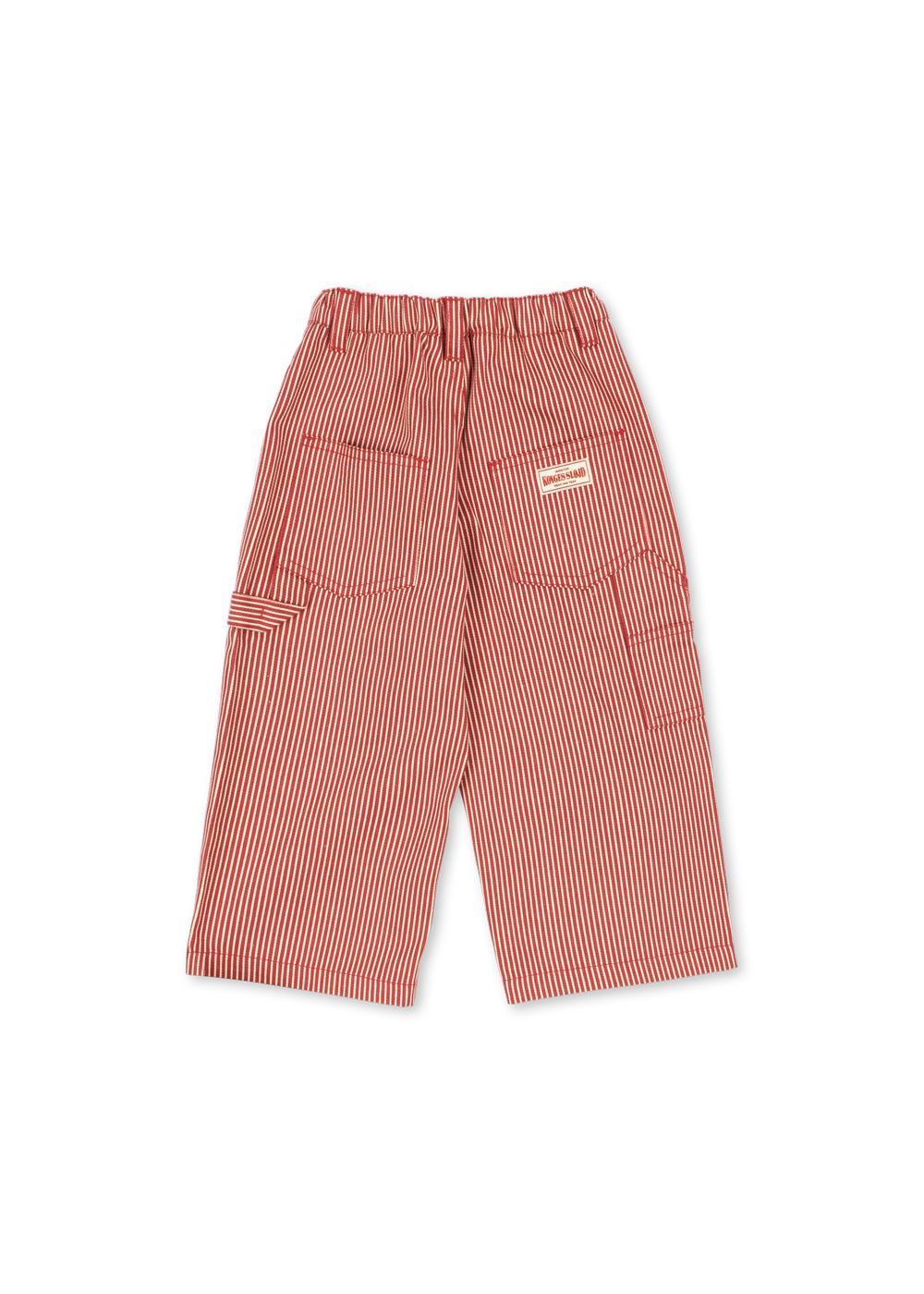 Luc Pants - Milk Rouge Stripe