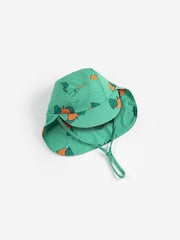 Tangerine All Over Swim Cap