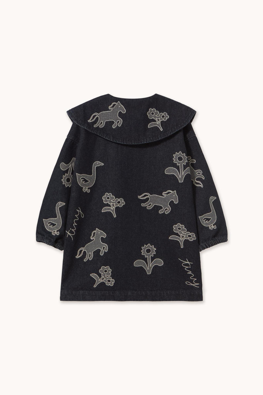 Horses &amp; Flowers Denim Dress