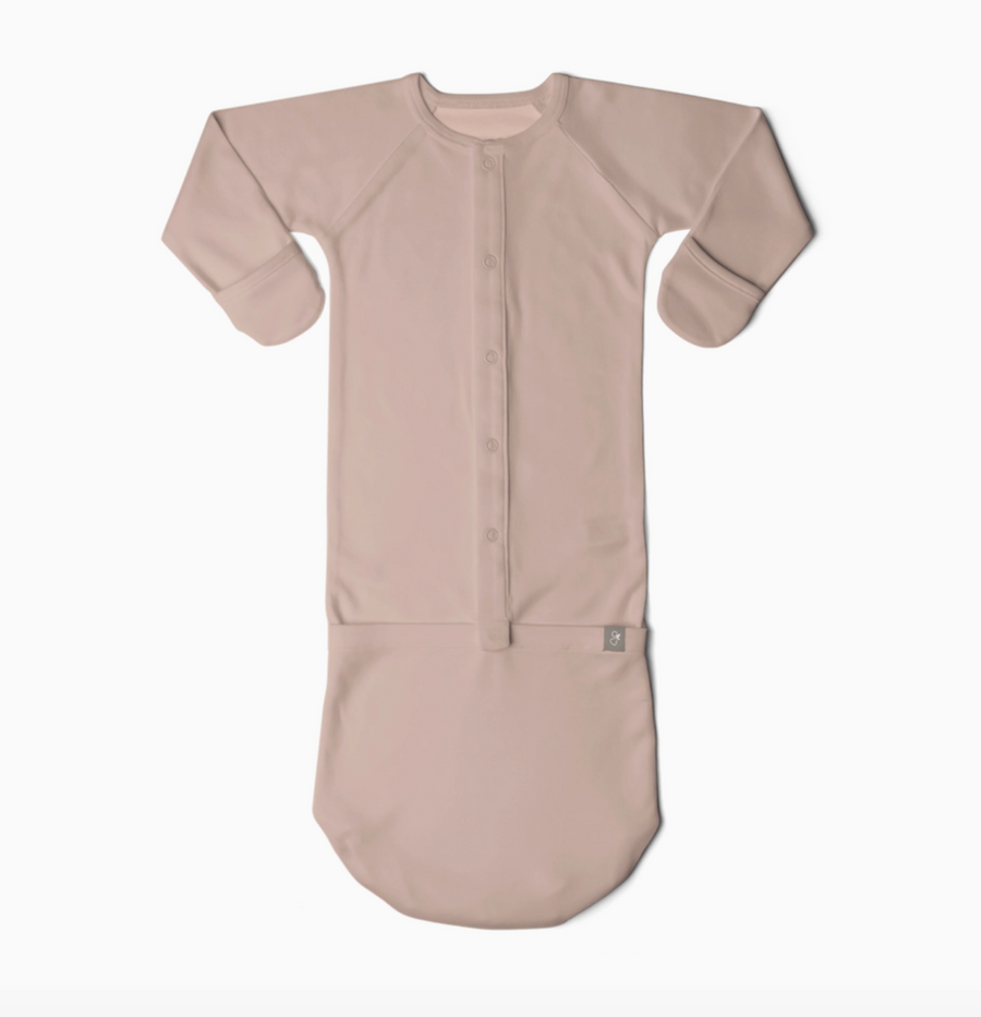 Convertible Baby Gown - Rose