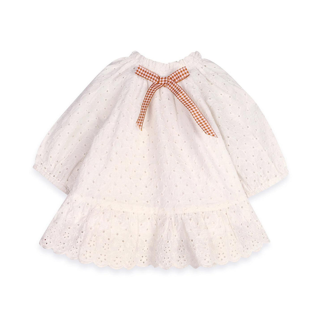 schiffli lace dress White lace Schiffli Dress