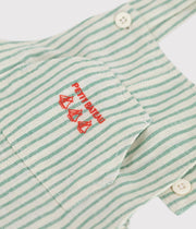 Baby Boy Stripe Short Overall