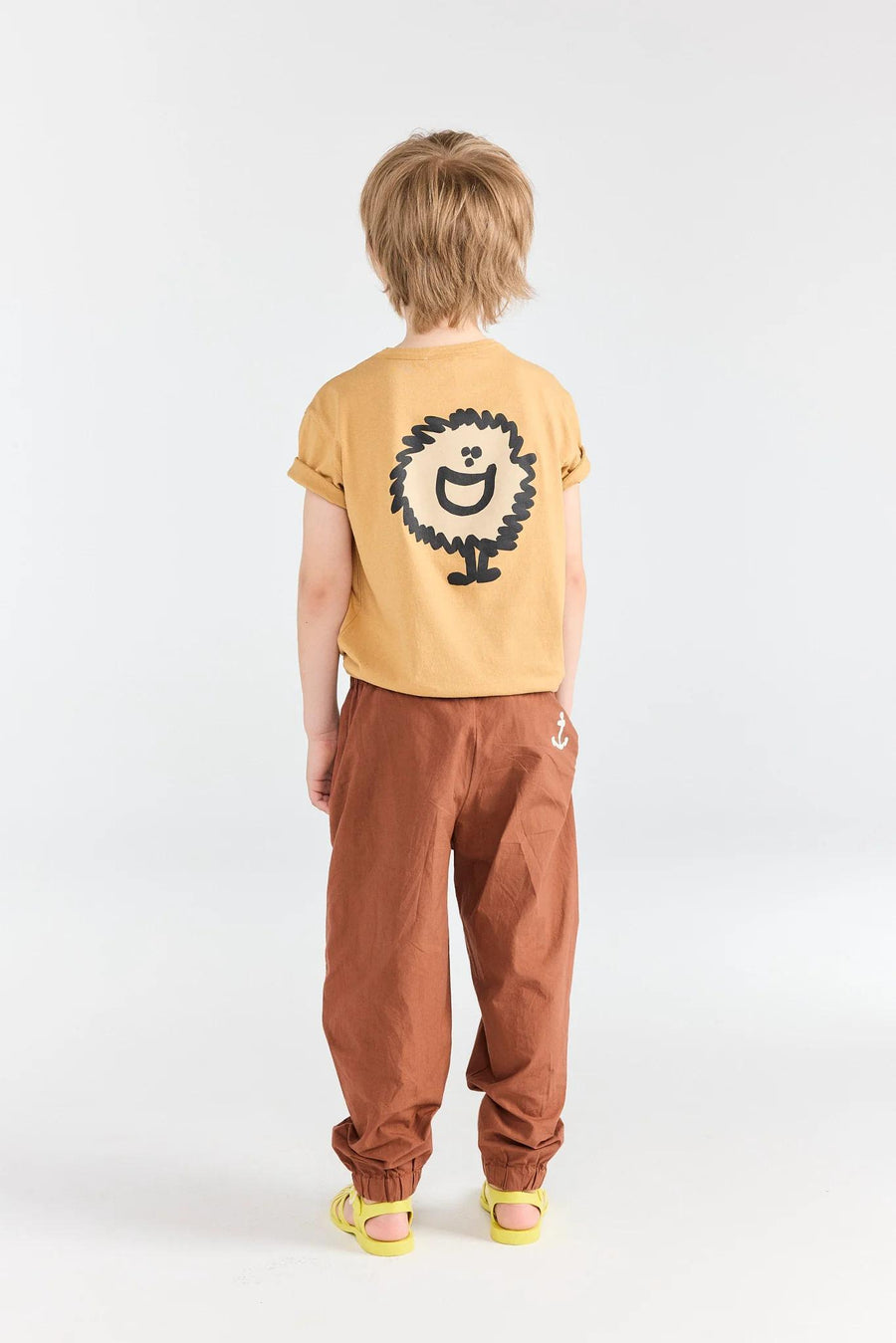 Rooster Kid T-Shirt - Camel