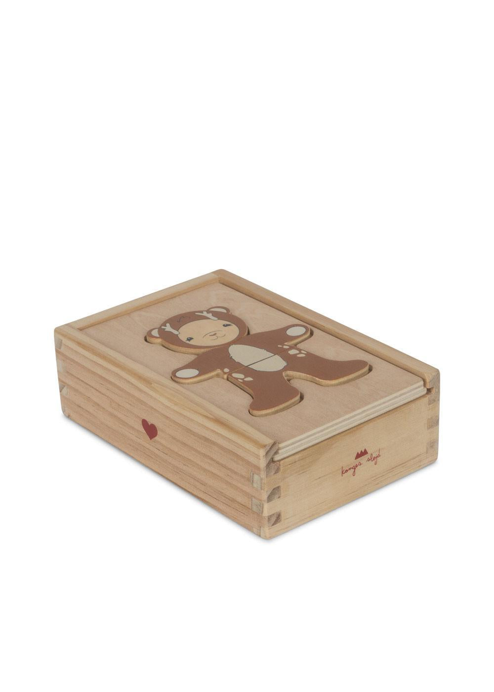 Wooden Teddy Dress Up