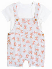 Wella Overalls - Crab Stripe