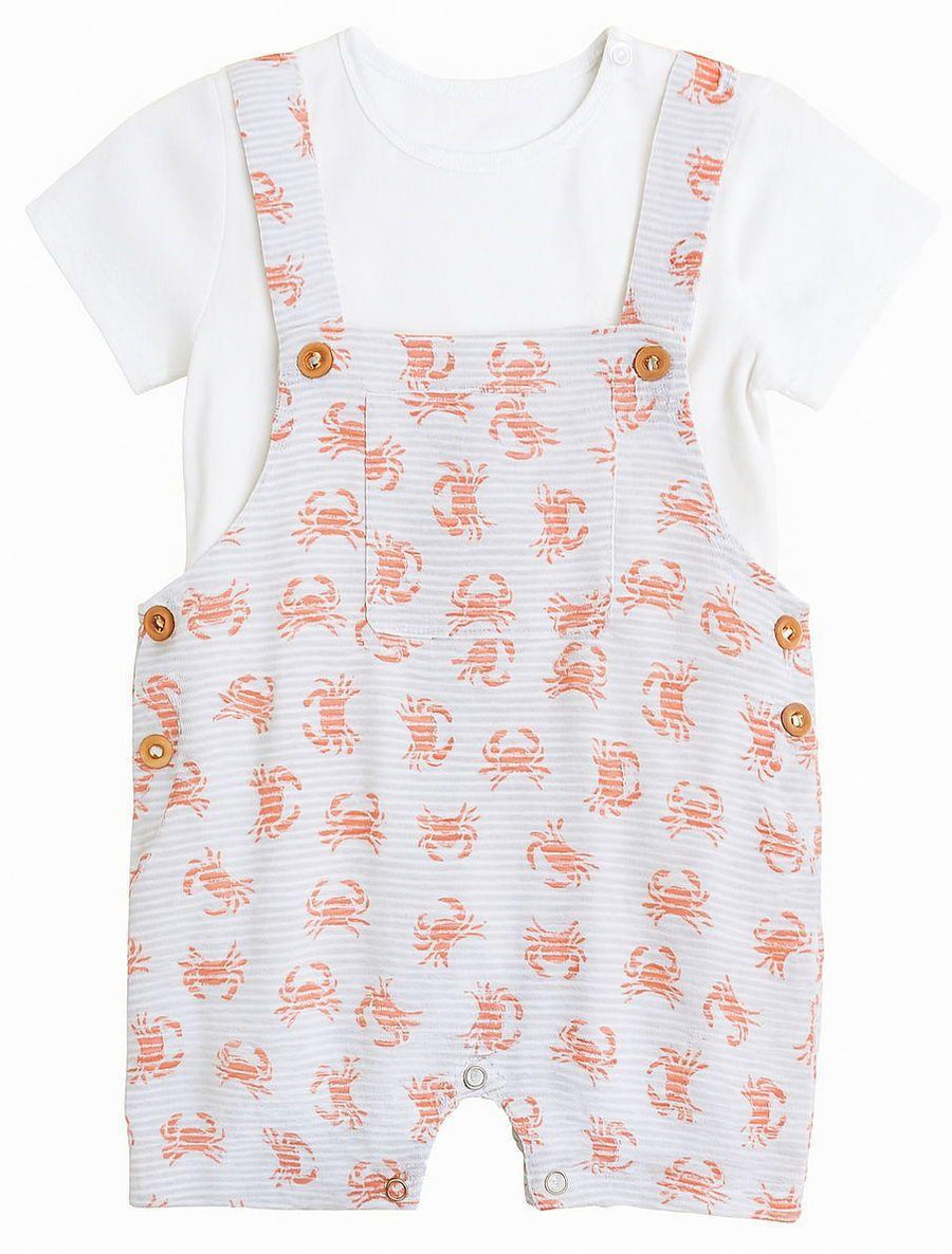 Wella Overalls - Crab Stripe