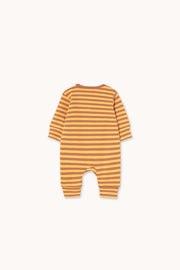 Stripes Rib One Piece Yellow