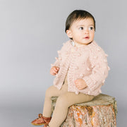 Popcorn Cardigan Blush