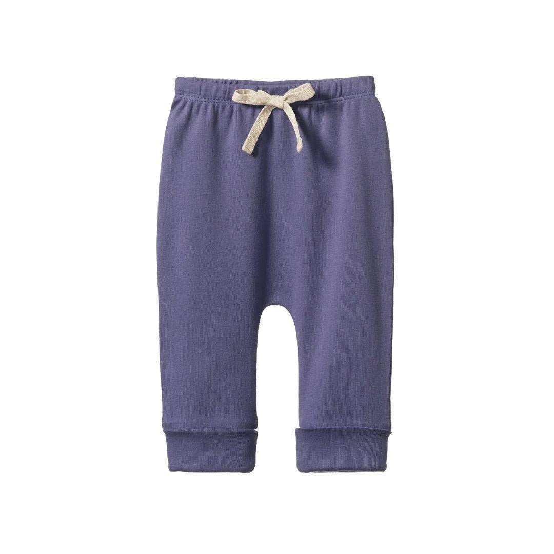 Cotton Drawstring Pants - Heron