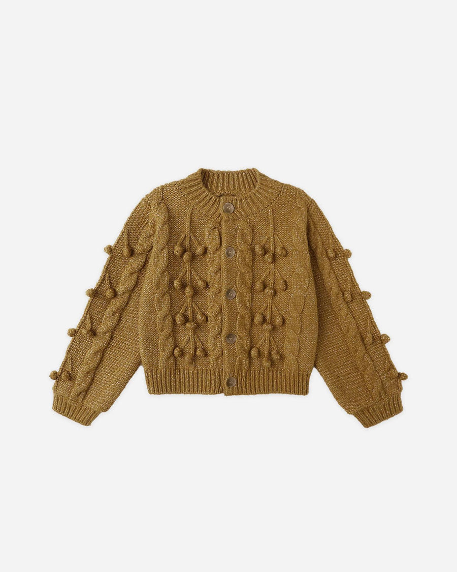 Bobble Cardigan - Golden