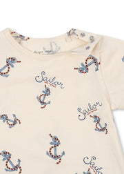 Basic Romper Rock My Boat