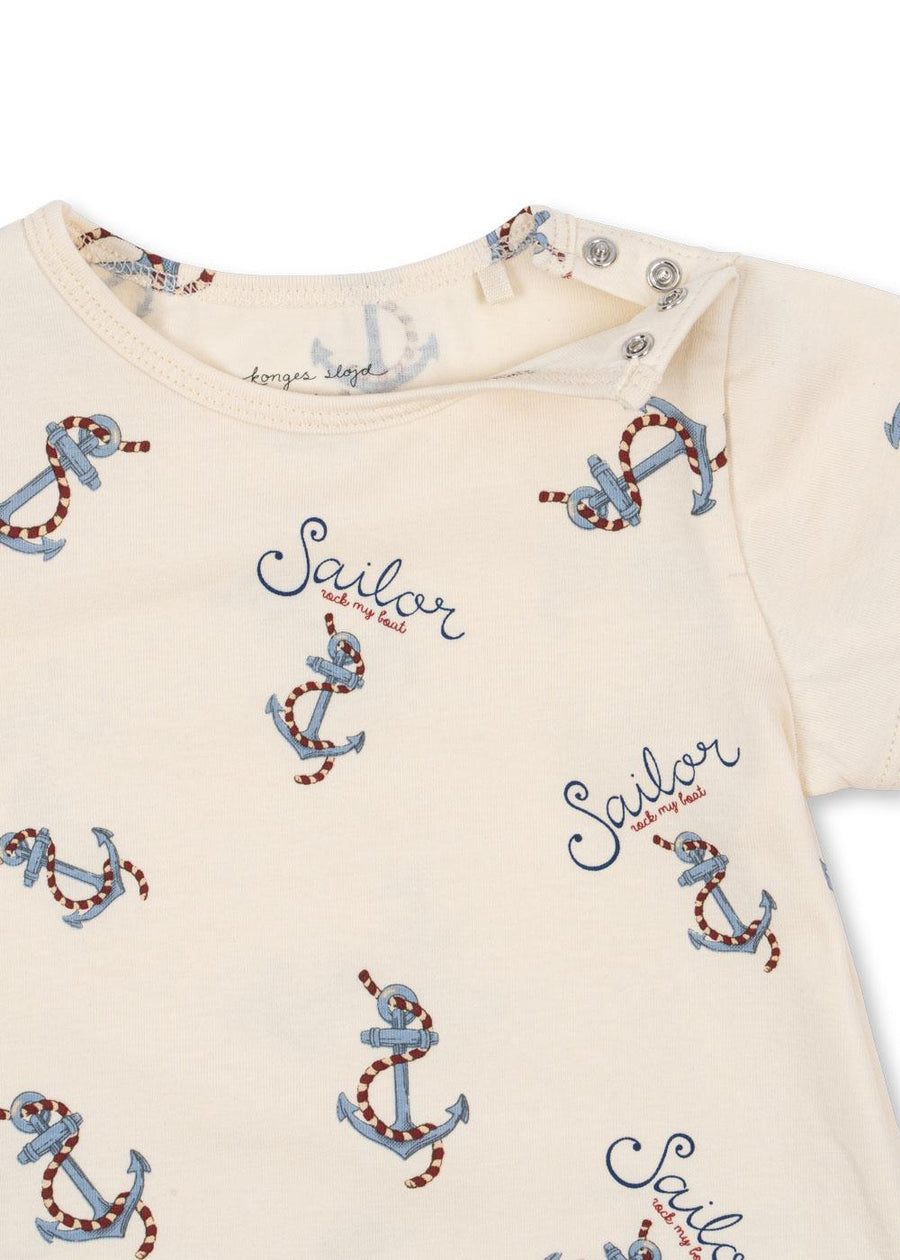 Basic Romper Rock My Boat