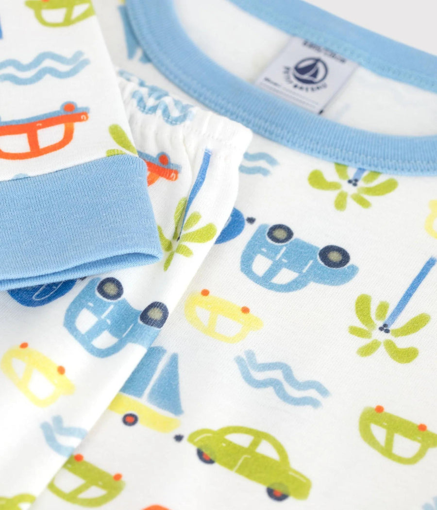 Loungewear Car Print Top & Pants
