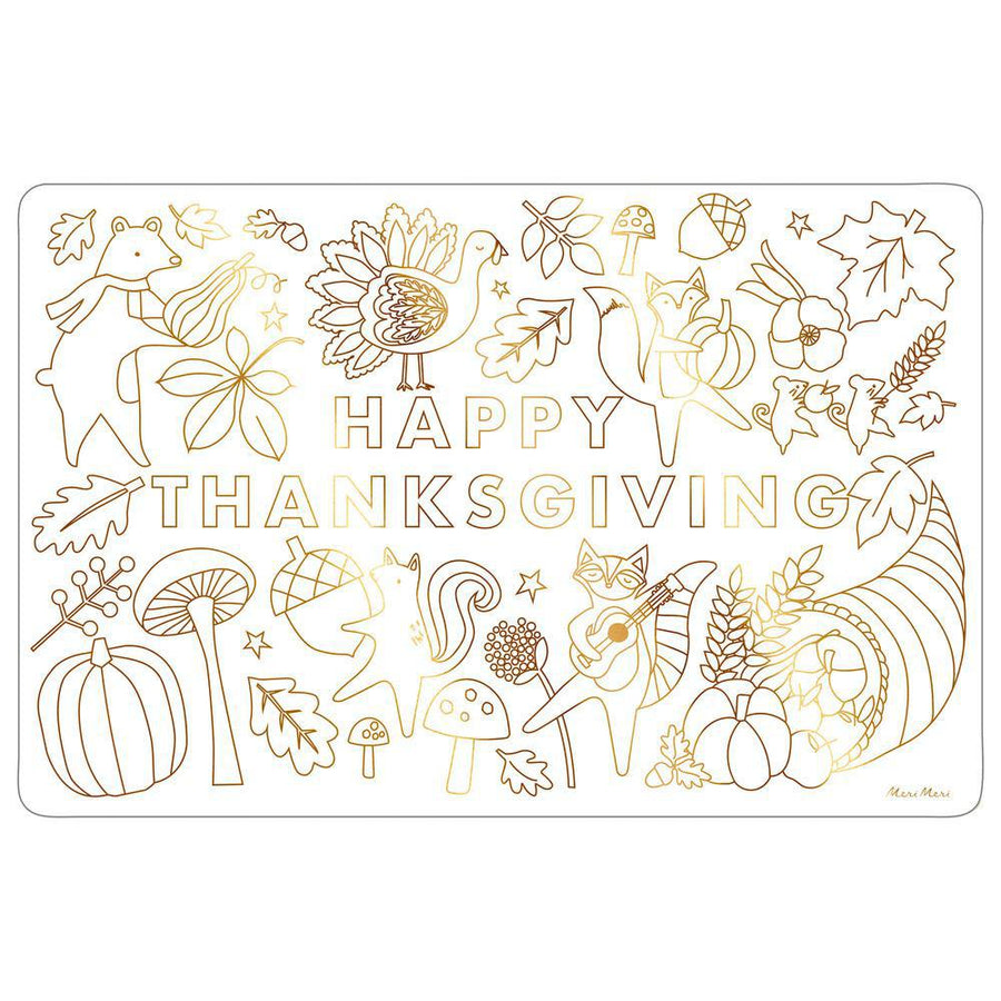 Thanksgiving Colouring Placemats