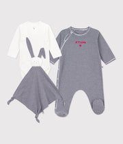 Baby 3 PC Set - Navy White