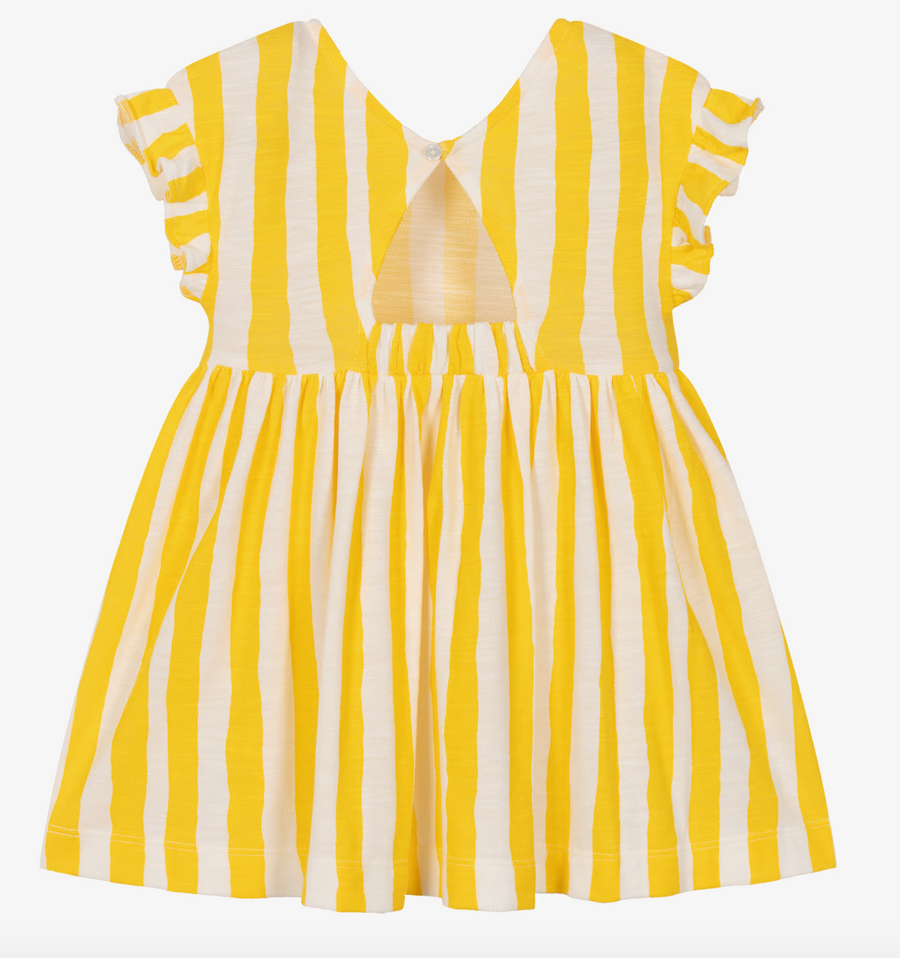 Yellow Striped Dress