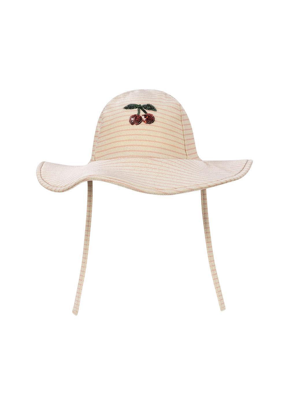 Jade Swim Hat - Rose Stripe