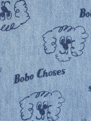 Pickles the Dog All Over Denim Shirt