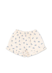 Coco Shorts Bow Bleu