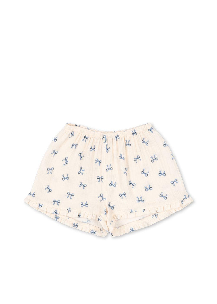 Coco Shorts Bow Bleu