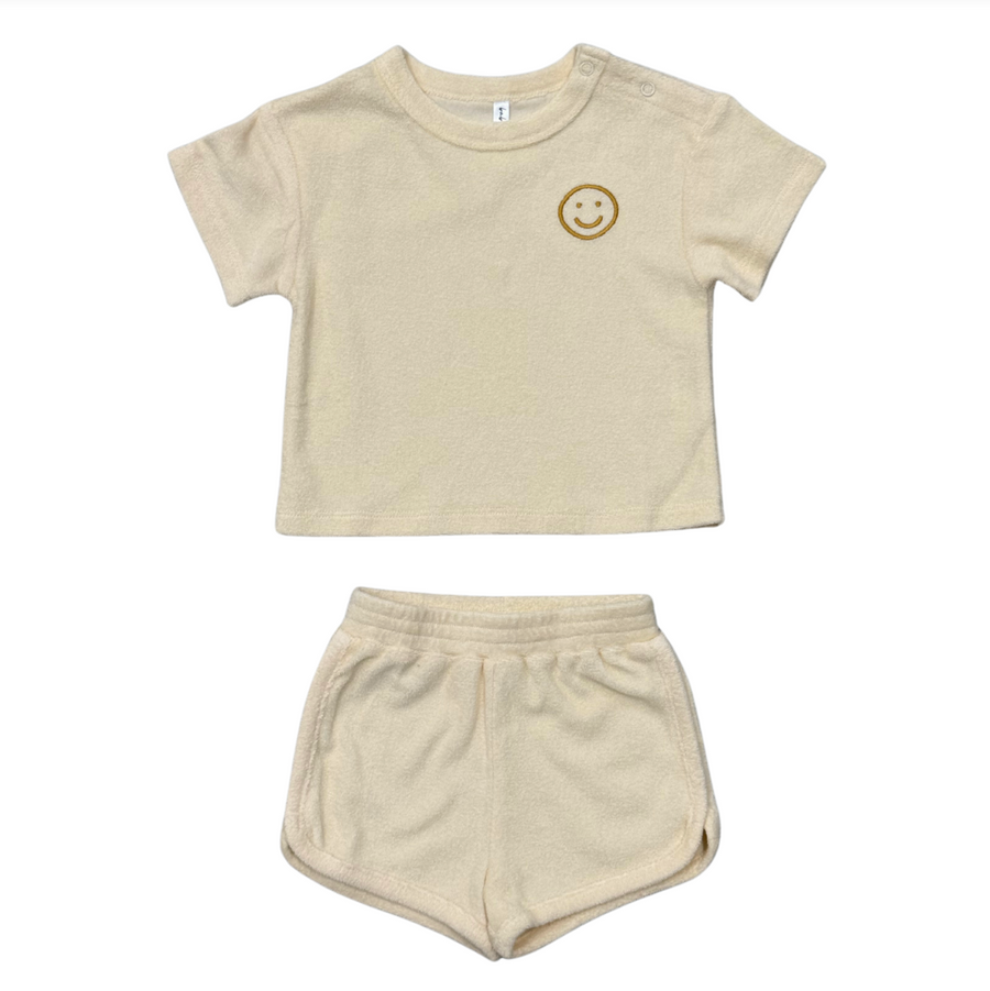 Short Sleeve Cotton Terry Set