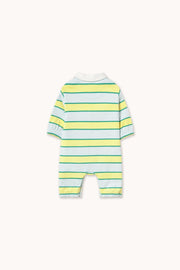 Retro Stripes Polo One-Piece
