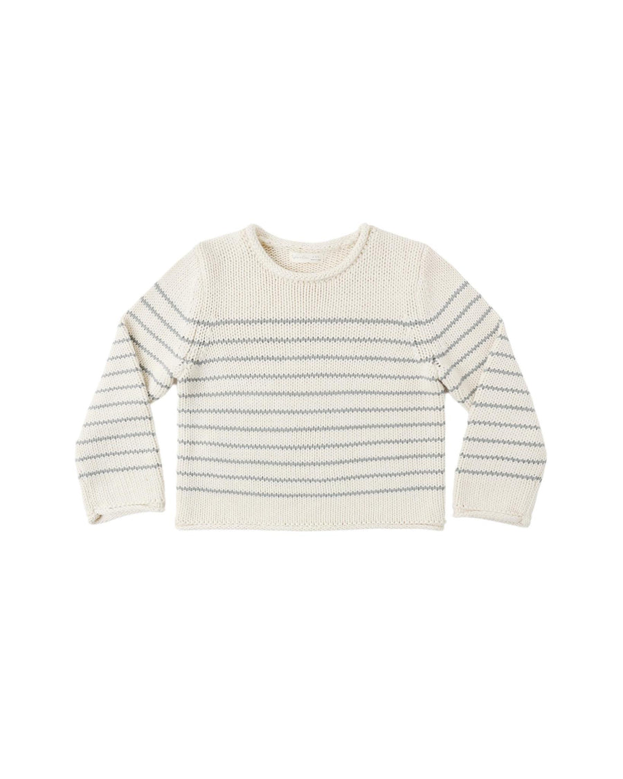 Jacques Sweater Sea Green Stripe